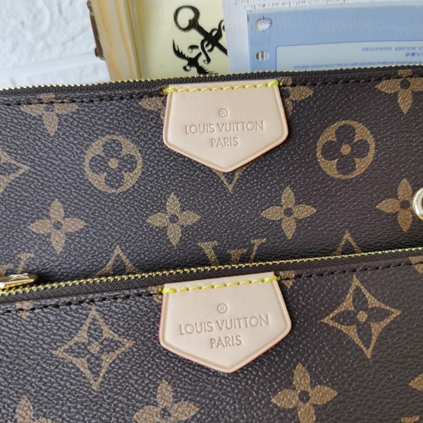 ルイヴィトンバッグ側面デザイン